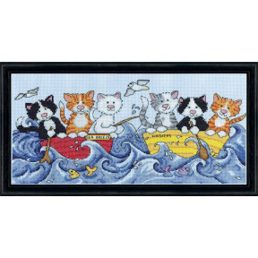 Набор для вышивания Design Works 2858 At Sea Cats