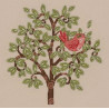 Набір для вишивання Bucilla 45822 Red Bird on Tree фото