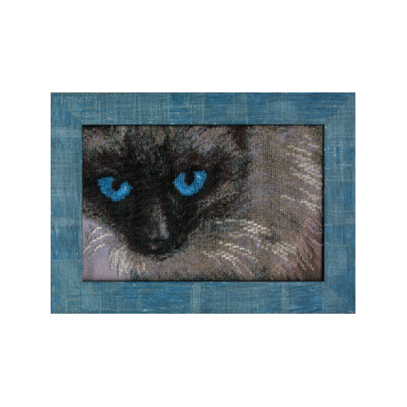 Набор для вышивки бисером Чарівна Мить Б-696 Сиамский кот фото