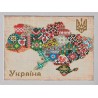 Карта Украины Набор для вышивки крестом VOLOSHKA VCB_002