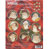 Набір для вишивання Janlynn 125-55 Cristmas Santa Ornament фото