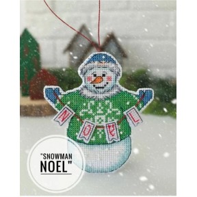 Набір для виготовлення іграшки Snowman Noel Затишні хрестики B002зх