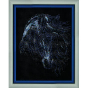 Набор для вышивки бисером Чарівна Мить Б-067 Черный конь