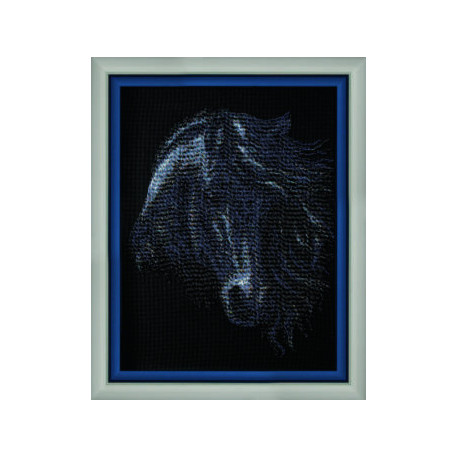 Набор для вышивки бисером Чарівна Мить Б-067 Черный конь фото