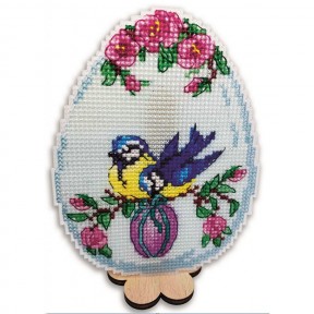 Пасхальное яйцо Набор для вышивки крестиком на пластиковой канве Alisena 8077а