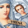 Казанская Богоматерь Схема-икона для вышивания бисером ТМ VIRENA А3Р_323