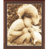 Набір для вишивки Золоте Руно СВ-009 Дівчинка з кроликом фото