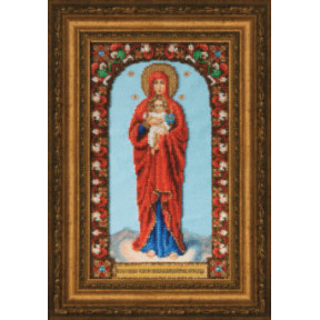 Набор для вышивания Чарівна Мить Б-1227 Икона Божьей Матери Валаамская
