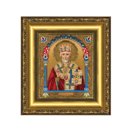 Набор для вышивания Чарівна Мить Б-1230 Икона святителя Николая