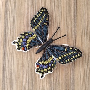 Papilio polyxenes. Метелик Набір для вишивання хрестиком ArtInspirate BUT-03