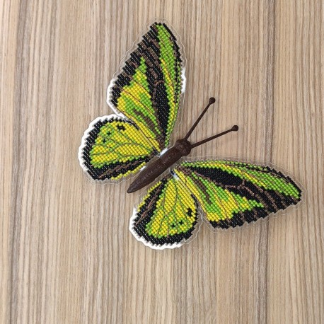 Ornithoptera goliath. Метелик Набір для вишивання хрестиком ArtInspirate BUT-20