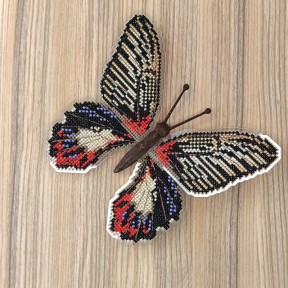 Papilio rumanzovia. Бабочка Набор для вышивания крестом ArtInspirate BUT-22