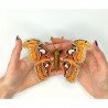 Atlas moth (Attacus atlas). Бабочка Набор для вышивания крестом ArtInspirate BUT-33