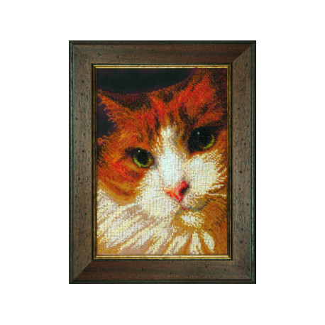 Набор для вышивки бисером Чарівна Мить Б-733 Рыжий кот фото