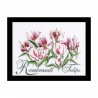 Rembrandt Tulips Black Aida Набор для вышивки крестом Thea Gouverneur gouverneur_447.05