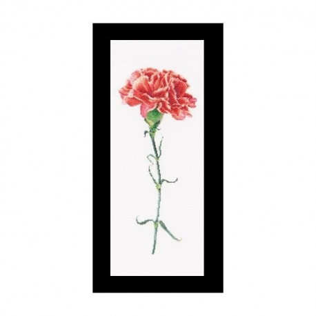 Carnation Red Linen Набір для вишивання хрестиком Thea Gouverneur gouverneur_465