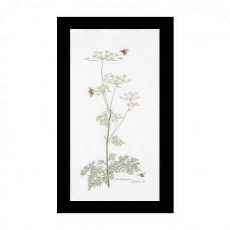 Cow Parsley Linen Набор для вышивки крестом Thea Gouverneur gouverneur_1067