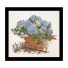 Blue Hydrangea Aida Набор для вышивки крестом Thea Gouverneur gouverneur_2046A