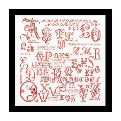 Antique Character Sampler Linen Набор для вышивки крестом Thea Gouverneur gouverneur_2093