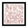 Antique Character Sampler Linen Набор для вышивки крестом Thea Gouverneur gouverneur_2093