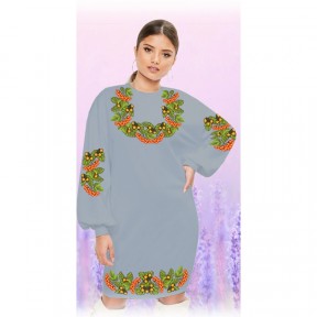 Платье (габардин) Заготовка для вышивки бисером или нитками Biser-Art 6031-15-г