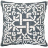 Набор для вышивки подушки Чарівна Мить РТ-175 Серый орнамент