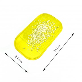 Силіконовий килимок для роботи з бісером 200247 жовтий