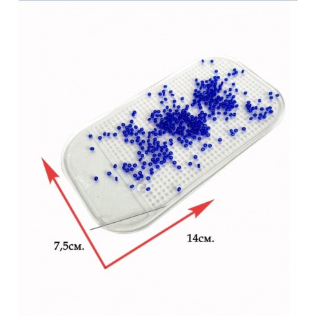 Силиконовый коврик для работы с бисером 200247 прозрачный