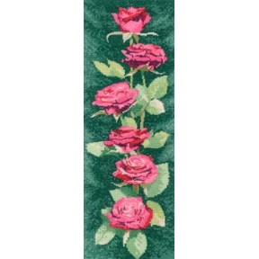 Розовые розы Схема для вышивания крестом Heritage Crafts HC879