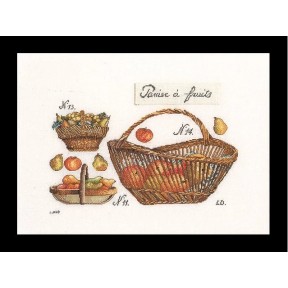 Apple Basket Linen Набір для вишивання хрестиком Thea Gouverneur gouverneur_2099