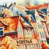 Осенний город Схема для вышивания бисером Virena А3Н_558