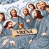 Тайная вечеря Схема-икона для вышивания бисером ТМ VIRENA А3Р_327