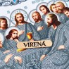 Тайная вечеря Схема-икона для вышивания бисером ТМ VIRENA А3Р_328