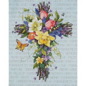 Набор для вышивания  Janlynn 023-0512 Spring Floral Cross