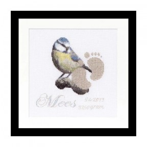 Birth Sampler Mees Linen Набор для вышивки крестом Thea Gouverneur gouverneur_509