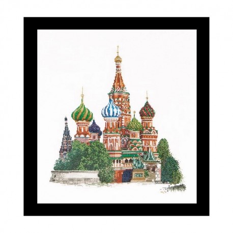 St. Basil's Cathedral Moscow Linen Набір для вишивання хрестиком Thea Gouverneur gouverneur_513