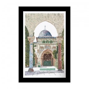 Al-Aqsa Mosque Linen Набір для вишивання хрестиком Thea Gouverneur gouverneur_534