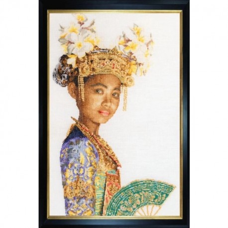 Balinese Dancer Linen Набір для вишивання хрестиком Thea Gouverneur gouverneur_597