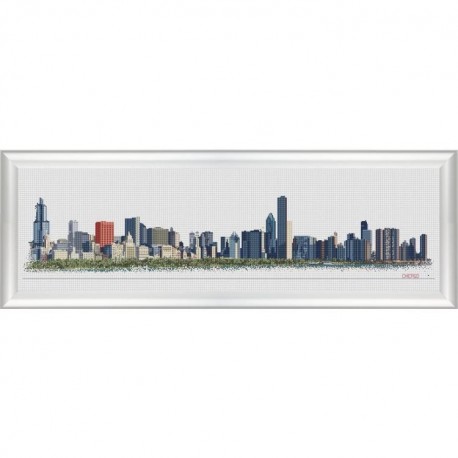 Skyline Chicago Linen Набір для вишивання хрестиком Thea Gouverneur gouverneur_603