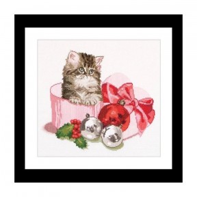 Christmas Kitten Aida Набір для вишивання хрестиком Thea Gouverneur gouverneur_731A