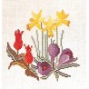 Spring Bouquet Linen Набор для вышивки крестом Thea Gouverneur gouverneur_903