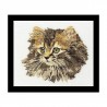 Long-haired Cat Brown Linen Набір для вишивання хрестиком Thea Gouverneur gouverneur_930