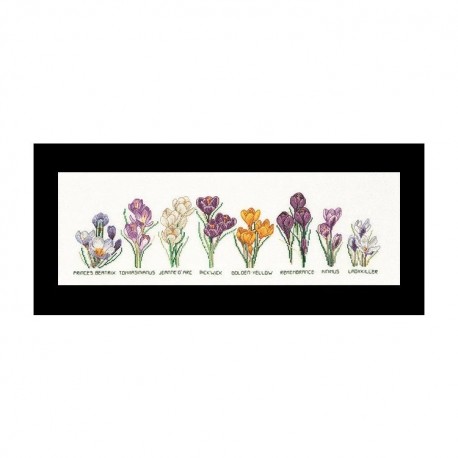 Crocus Panel Linen Набір для вишивання хрестиком Thea Gouverneur gouverneur_3074