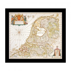 Dutch Antique Map Linen Набір для вишивання хрестиком Thea Gouverneur gouverneur_1073