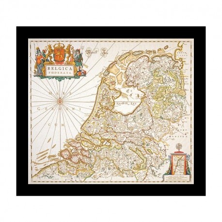 Dutch Antique Map Linen Набір для вишивання хрестиком Thea Gouverneur gouverneur_1073