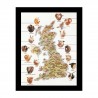 Sheep Map Of Great Britain Linen Набір для вишивання хрестиком Thea Gouverneur gouverneur_1076