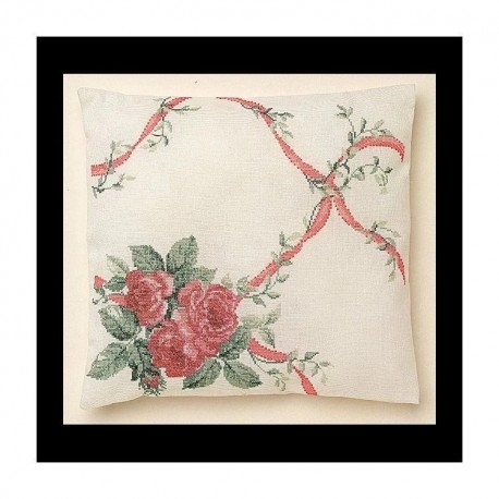 Rose Bouquet Cushion Aida Набор для вышивки крестом Thea Gouverneur gouverneur_2033A