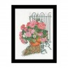 Pink Hydrangea Aida Набор для вышивки крестом Thea Gouverneur gouverneur_2036A