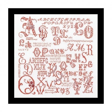 Antique Character Sampler Aida Набор для вышивки крестом Thea Gouverneur gouverneur_2093A