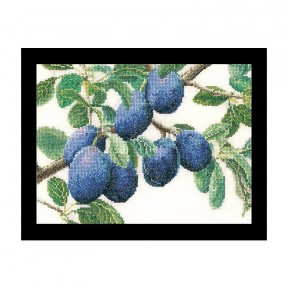 Plum Branch Linen Набор для вышивки крестом Thea Gouverneur gouverneur_3015